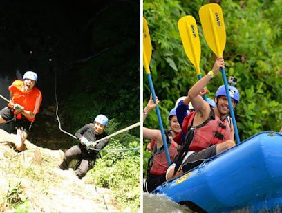 Rappelling and Rafting Combo