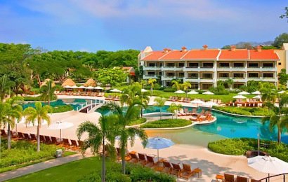 The five-star Westin Playa Conchal Resort provides a luxurious all-inclusive resort experience.