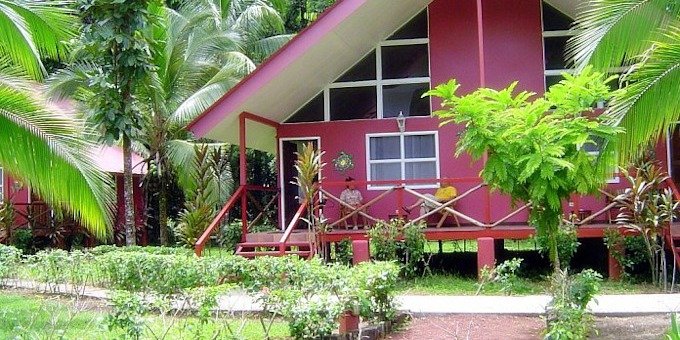 Flor de Tortuguero is a comfortable eco-lodge located on the Tortuguero Canals.  Lodge amenities include swimming pool, boats, dock, kayaks. Please note that there is a 15 dollar entrance fee to enter Tortuguero National Park.  It is not possible to include this in your price as it must be paid in person upon arrival to the area.