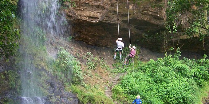 Waterfall Rappelling - Diamante Rappelling Overnight Tour