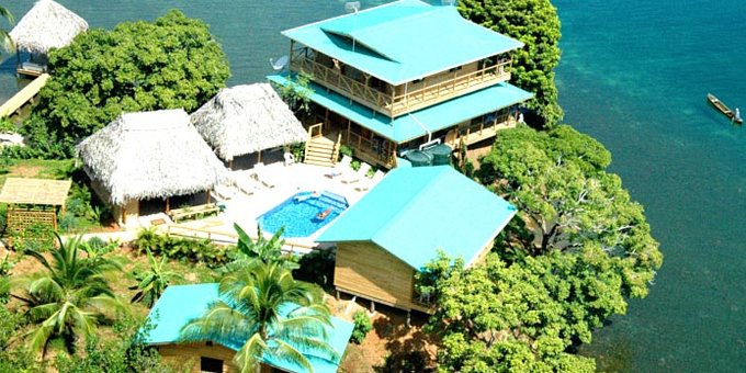 Garden of Eden Resort is a beach front resort located in Isla Solarte of Bocas del Toro, Panama. Hotel amenities include restaurant, bar area, swimming pool, private beach, game room, hammocks area, kayaks and transportation to and from the island.