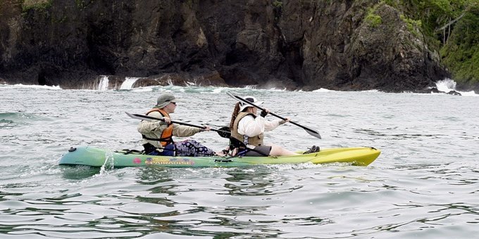 The Central Pacific coast is a beautiful place to explore, especially by kayak from December through April.