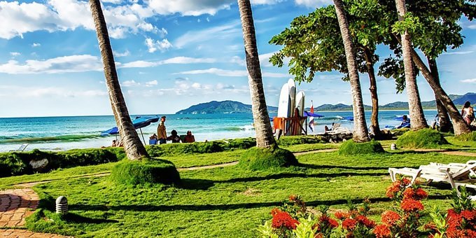 Tamarindo is not only Costa Rica's premier surf destination but also a terrific place for swimming and boogie boarding.