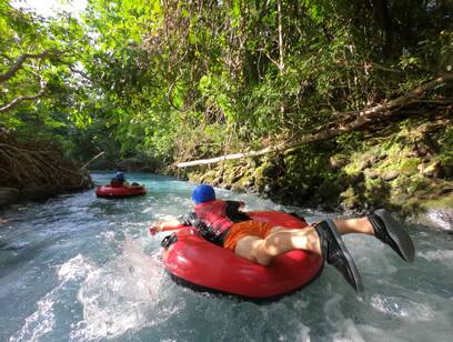 Tubing at the Rio Celeste