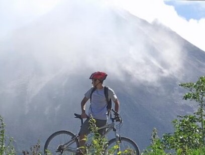 Mountain Biking at Arenal 1968 Lava Trail