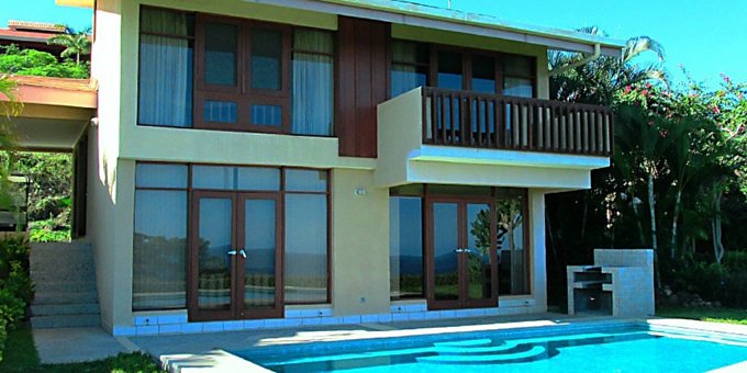 Bahia Pez Vela is a condominium style resort nestled in a secluded cove on a pristine private beach in Playa Ocotal, Guanacaste.  Hotel amenities include swimming pool, restaurant, bar, and internet.