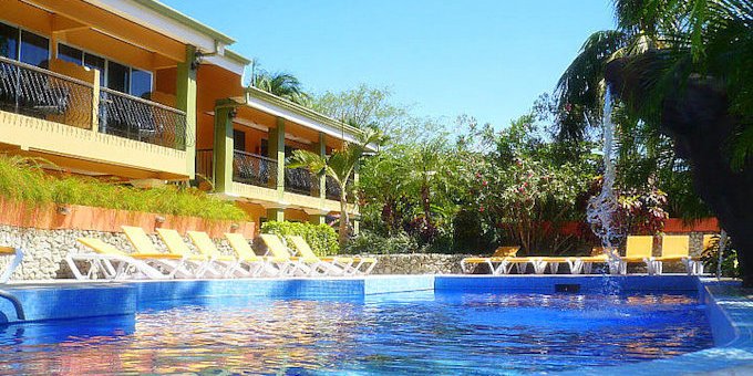 Hotel Mangaby is a standard hotel located at Playa Hermosa.  Hotel amenities include swimming pool, restaurant, bar, and internet.