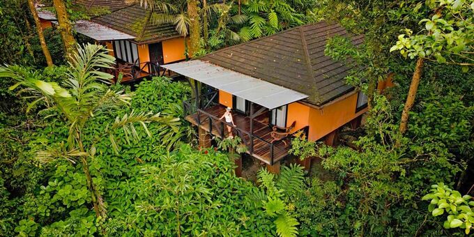 Bungalows at the Rio Celeste Hideaway Hotel