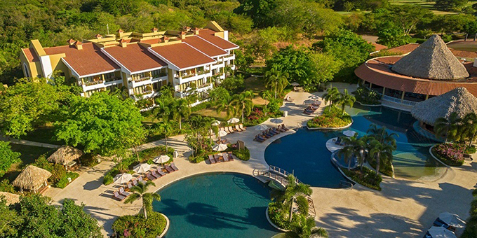 The free form pool at the Westin Playa Conchal All Inclusive Resort