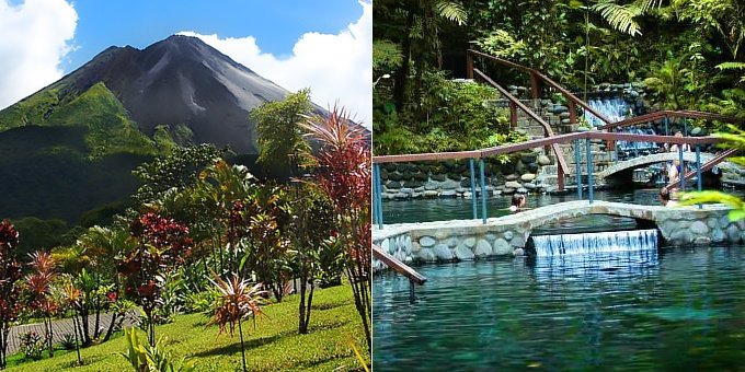 Arenal Volcano and Ecotermales Hot Springs
