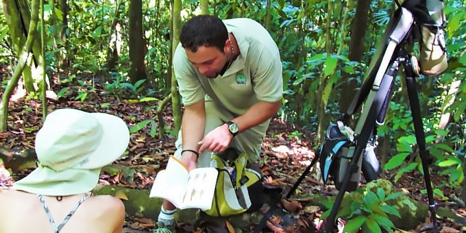 Today you will go on the Rainforest Experience Hike at the Hacienda Baru Wildlife Refuge. This is the home of 2 species of monkeys, sloths, toucans, snakes and more. Your bilingual nature guide will point out any creatures he may find and tell you interesting facts about the area. No transportation is needed from Hacienda Baru. Transportation is not included from other area hotels. It is not suggested for children under 8 years of age. This activity is not available on Sundays.