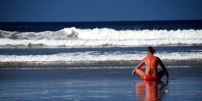 A beautiful shot from a Nosara beach