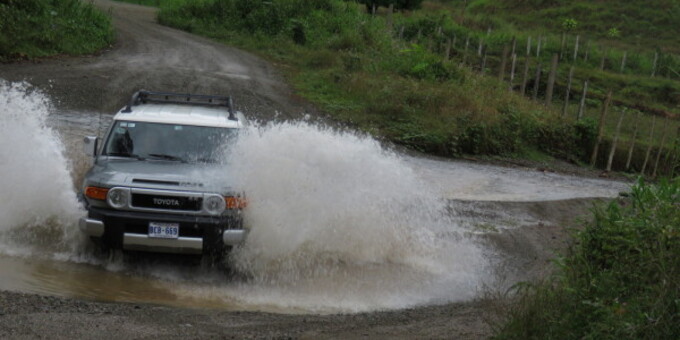 Driving to Corcovado