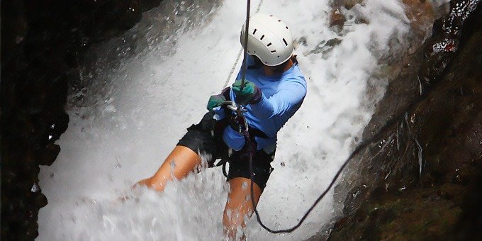 Pure Trek canyoning and rappelling tour