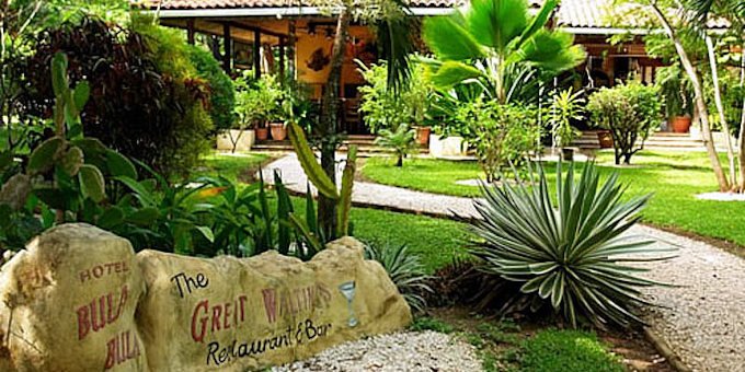 Hotel Bula Bula is a boutique hotel located at Playa Grande.  Hotel amenities include swimming pool, restaurant, bar, and tropical gardens.