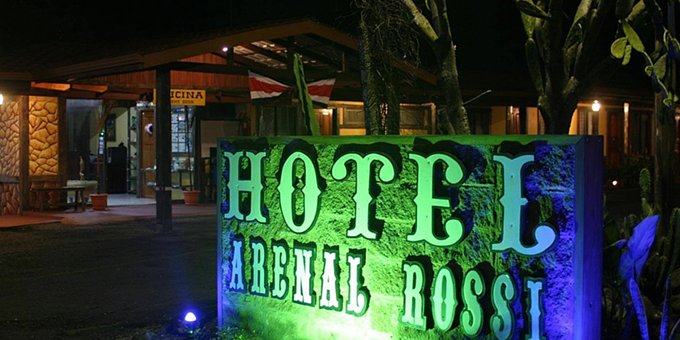 Located only two kilometers from the La Fortuna town center, Hotel  Arenal Rossi functions as an ideal budget hotel in the Arenal area.  The La Fortuna area of Costa Rica boasts some  of the most legendary scenery in the entire country, for it’s located in the  rolling mountainous region of this Central American hotspot.  Although it’s not the picturesque luxury  hotel, it has something that the beach simply cannot offer, pure adventure.  You’ll experience comfort, satisfactory  service, and a true connection with the natural world at this conveniently  located hotel.  Hotel amenities include  restaurant, swimming pool, jacuzzi, internet access, tropical gardens, souvenir  shop, and private parking area.