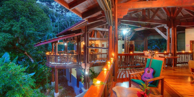 Experience the ultimate eco-retreat at Playa Nicuesa Rainforest Lodge in Golfo Dulce, Costa Rica. Surrounded by pristine beaches and lush jungles, our sustainably designed accommodations seamlessly blend with the natural environment. Embark on guided hikes, kayak through mangrove-lined rivers, and dive into the vibrant marine life of Golfo Dulce. Indulge in farm-to-table dining, relax by the pool, and rejuvenate with spa treatments. With attentive staff and a commitment to sustainability, Playa Nicuesa Rainforest Lodge invites you to discover the beauty of the rainforest and create unforgettable memories in this enchanting Costa Rican retreat. Lodge amenities include restaurant, bar, yoga area, gardens and jungle view.