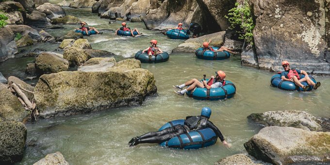 White Water Tubing at Rio Perdido