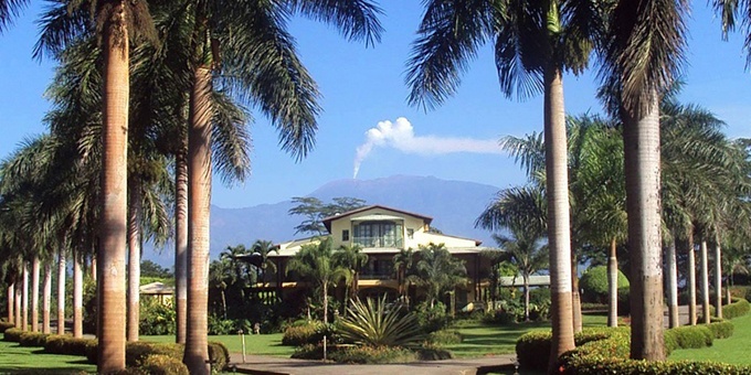 Hotel Casa Turire is a charming and elegant retreat nestled in the lush landscapes of Turrialba, Costa Rica. This colonial-style boutique hotel offers a peaceful and serene ambiance, surrounded by beautiful gardens and overlooking the stunning Turrialba Valley. The hotel features tastefully decorated rooms and suites, each designed with comfort and relaxation in mind. Guests can unwind in the tranquil setting and enjoy modern amenities such as balconies or terraces, air conditioning, and Wi-Fi access. The on-site restaurant offers a delightful culinary experience, serving a fusion of international and traditional Costa Rican cuisine made with fresh, locally sourced ingredients. The hotel also boasts a refreshing outdoor swimming pool and a spa where guests can indulge in rejuvenating treatments. With its picturesque location and warm hospitality, Hotel Casa Turire provides a serene escape for travelers seeking tranquility and natural beauty in the heart of Costa Rica. Hotel amenities include swimming pool, jacuzzi, restaurant, bar, conference room, game room, spa, and internet.