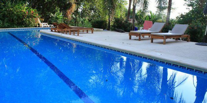 Funky Monkey Lodge is a budget oriented bungalow style hotel located near the surfing beach, Playa Santa Teresa.  Hotel amenities include swimming pool, restaurant, bar, tropical gardens, and internet.