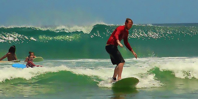 There's no better place than Tamarindo to learn how to surf.
