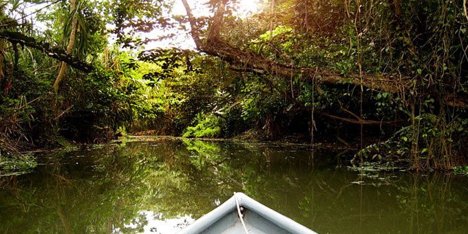 Barra del Colorado Wildlife Refuge is located in the northern Caribbean region of Costa Rica.