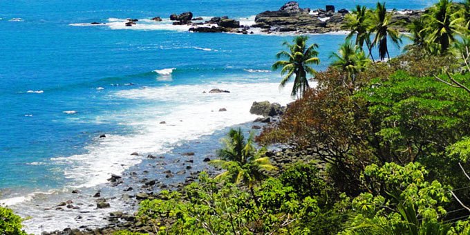 The Uvita coastline