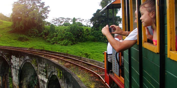 Los Heroes is truly a remarkable place which has evolved from a cow stable into a replica of a quaint Swiss village that contains stables, small hotel, two restaurants including a mirador revolving restaurant, chapel, and a train station.