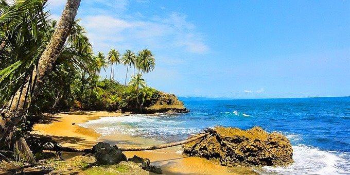 White sand beaches, a shallow reef for snorkeling, and a network of jungle hiking trails surround this peaceful Caribbean beach town located near the border of Panama. With a national park nearby and indigenous villages, you can go ziplining, rappelling, or birdwatching, plus learn how to make chocolate!