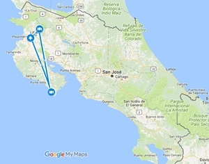 Small map for this itinerary